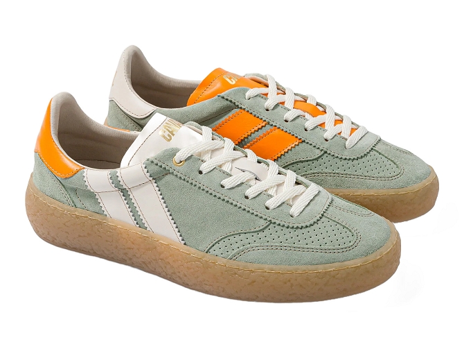 baskets et sneakers - Tendance - femme - Nubuck - Vert - Caval5862201_2