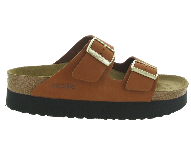 sandales et nu pieds - Confort - femme - Nubuck - Marron - Birkenstock6300102_2