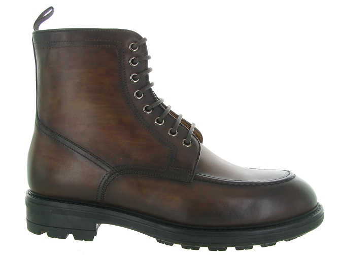 bottines et boots - Casual  - homme - Cuir - Marron - Magnanni6300701_2