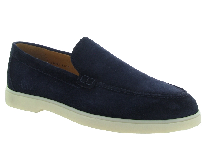 mocassins - Elégant - homme - Nubuck - Bleu - Magnanni