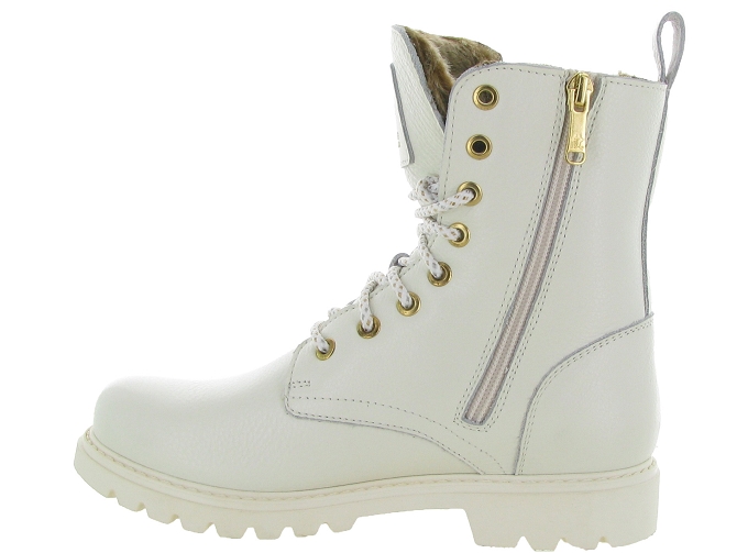 apres ski bottes fourrees - Chaussure neige - femme - Cuir - Argent - Panama jack6301601_4