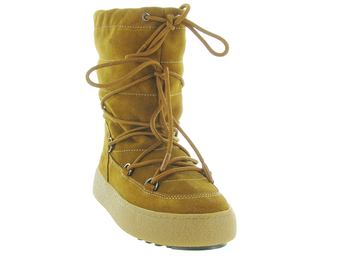 Moon boot apres ski bottes fourrees moon boot ltrack suede gold6302801_3