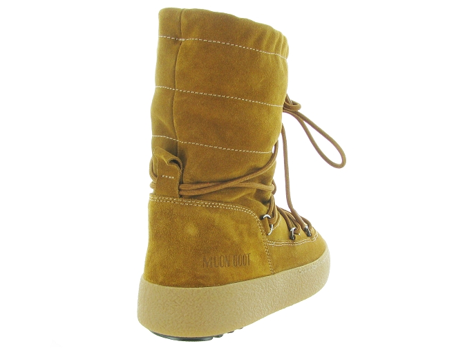 Moon boot apres ski bottes fourrees moon boot ltrack suede gold6302801_5