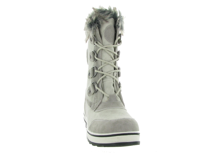 apres ski bottes fourrees - Bottine chaude - femme - Synthétique - Blanc - Kimberfeel6303201_3