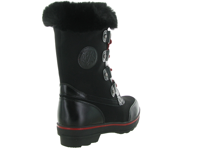 apres ski bottes fourrees - Bottine chaude - femme - Synthétique - Noir - Kimberfeel6303202_5