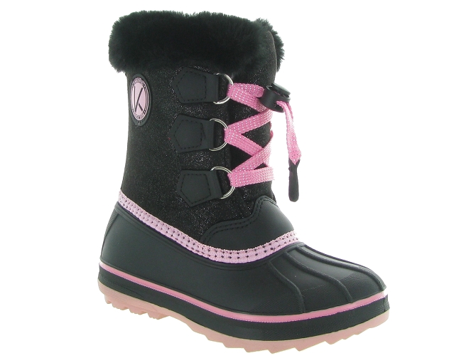 apres ski bottes fourrees -  - junior fille - Synthétique - Noir - Kimberfeel