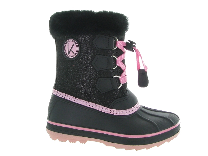 apres ski bottes fourrees -  - junior fille - Synthétique - Noir - Kimberfeel6304101_2