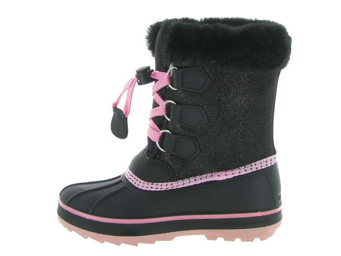 apres ski bottes fourrees -  - junior fille - Synthétique - Noir - Kimberfeel6304101_4