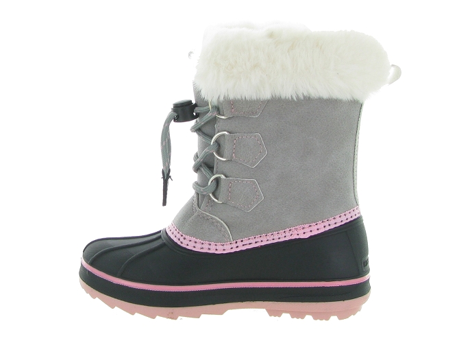 apres ski bottes fourrees -  - junior fille - Synthétique - Gris - Kimberfeel6304102_4