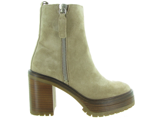 bottines et boots - Casual - femme - Nubuck - Beige - Alpe6305002_2