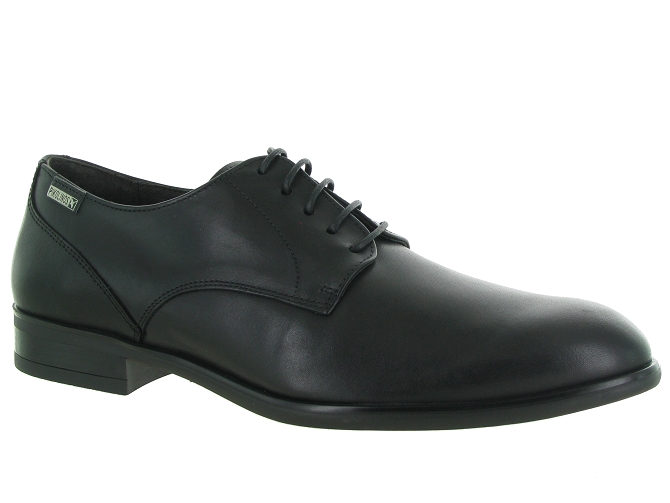 chaussures a lacets - Confort et décontracté - homme - Cuir - Noir - Pikolinos