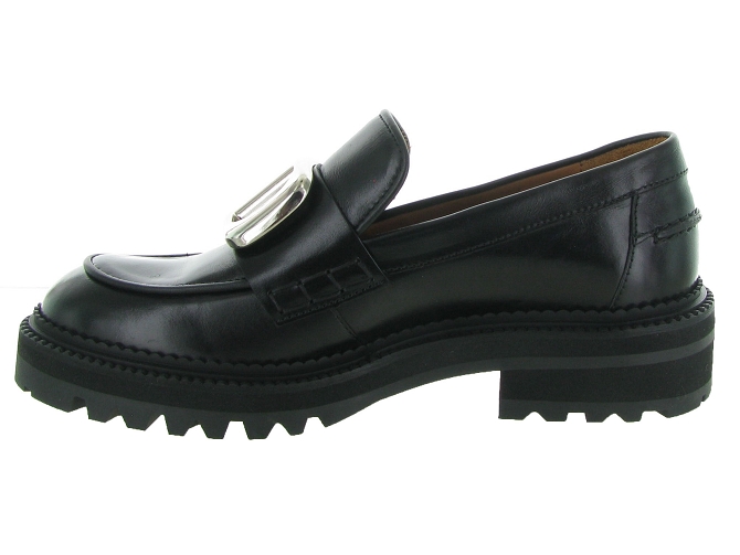 mocassins - Compensé - femme - Cuir - Noir - Billi bi6306901_4