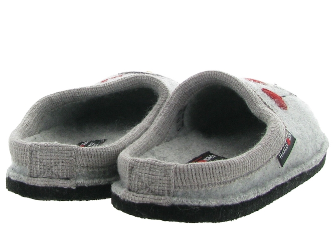 chaussons et pantoufles - Mules Sabots - femme - Feutrine - Gris - Haflinger6307301_5