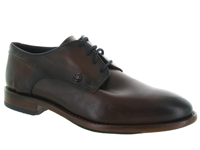 chaussures a lacets - Cérémonie - homme - Cuir - Marron - Bugatti