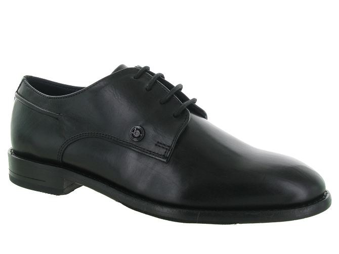 chaussures a lacets - Cérémonie - homme - Cuir - Noir - Bugatti