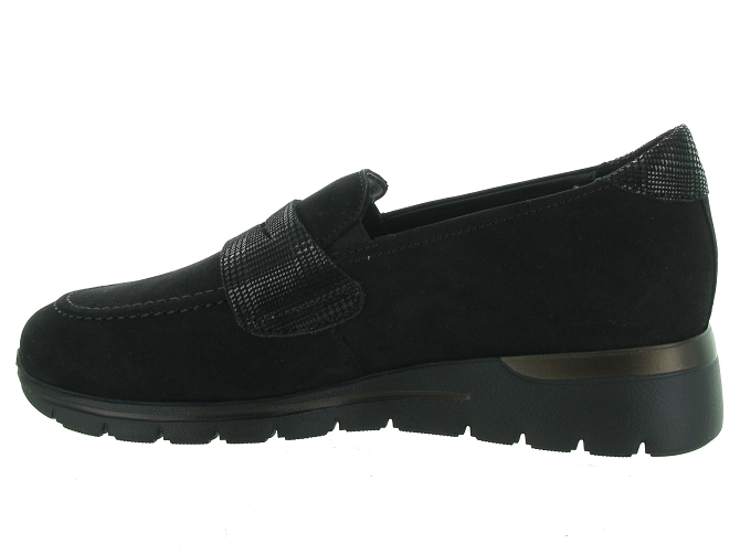 mocassins - Elégant - femme - Nubuck - Noir - Mephisto6310301_4