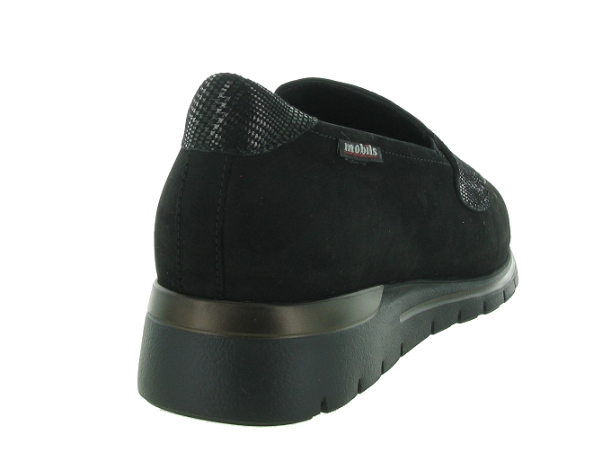 mocassins - Elégant - femme - Nubuck - Noir - Mephisto6310301_5