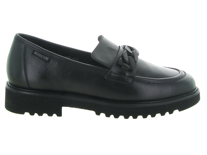 mocassins - Compensé - femme - Cuir - Noir - Mephisto6310401_2