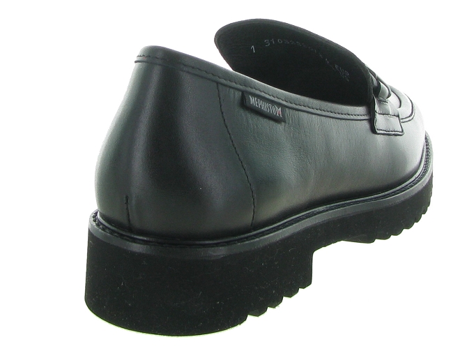 mocassins - Compensé - femme - Cuir - Noir - Mephisto6310401_5