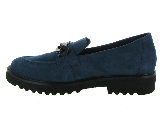 mocassins - Compensé - femme - Cuir - Bleu - Mephisto6310402_4