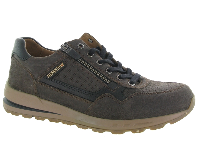 chaussures a lacets - Confort et décontracté - homme - Cuir - Marron - Mephisto