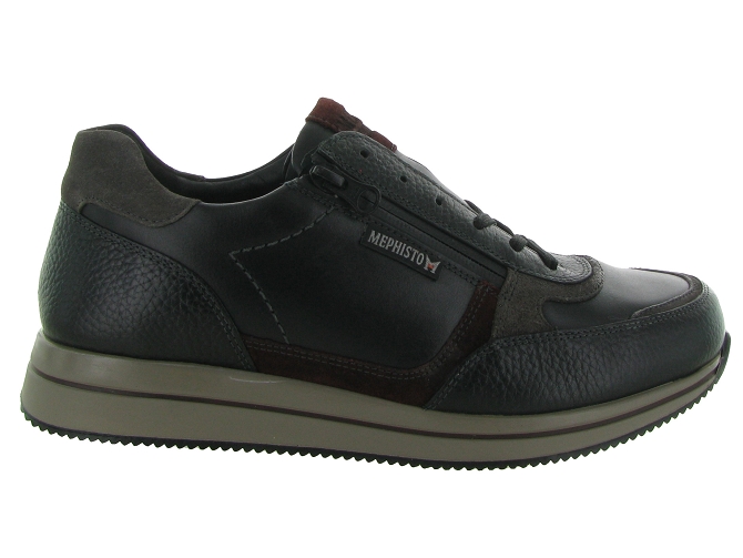 chaussures a lacets - Confort et décontracté - homme - Cuir - Noir - Mephisto6310903_2