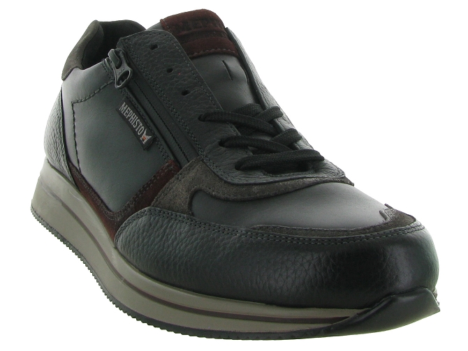 chaussures a lacets - Confort et décontracté - homme - Cuir - Noir - Mephisto6310903_3