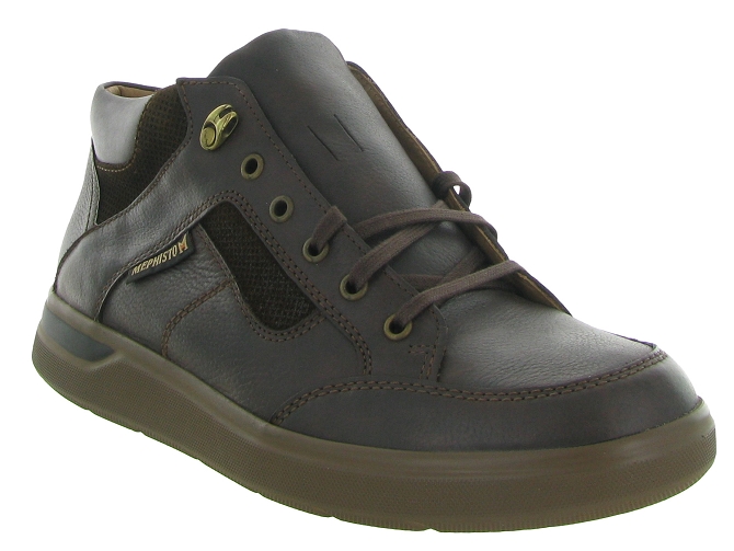 chaussures a lacets - Confort et décontracté - homme - Cuir - Marron - Mephisto