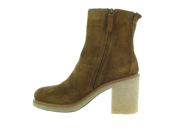 bottines et boots - Classique & Chic - femme - Nubuck - Marron - Julie dee6313002_4