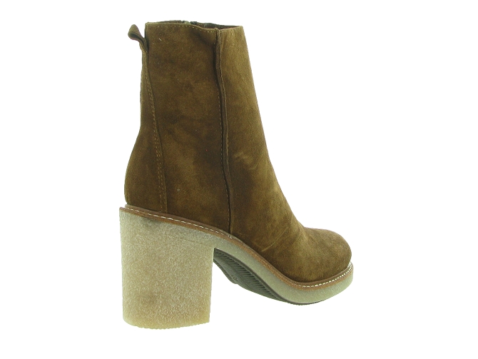 bottines et boots - Classique & Chic - femme - Nubuck - Marron - Julie dee6313002_5