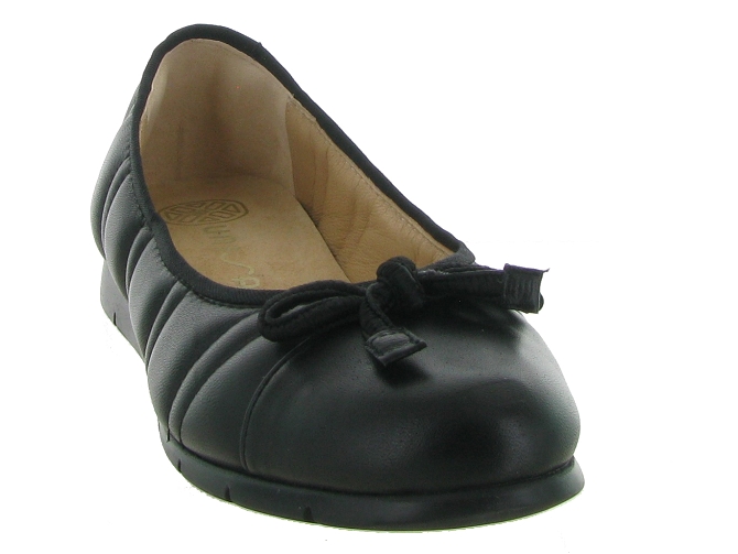 ballerines - Ballerine plate - femme - Cuir - Noir - Unisa6313401_3