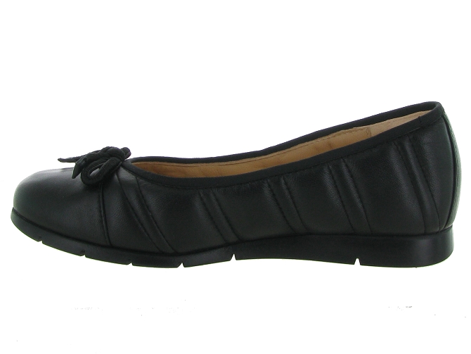 ballerines - Ballerine plate - femme - Cuir - Noir - Unisa6313401_4