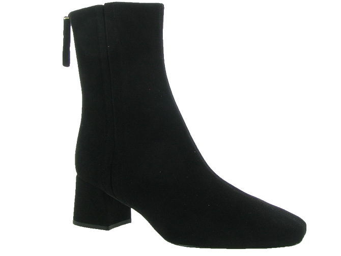 bottines et boots - Classique & Chic - femme - Nubuck - Noir - Unisa