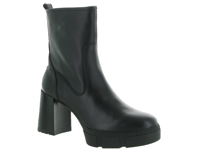 bottines et boots - Classique & Chic - femme - Cuir - Noir - Unisa