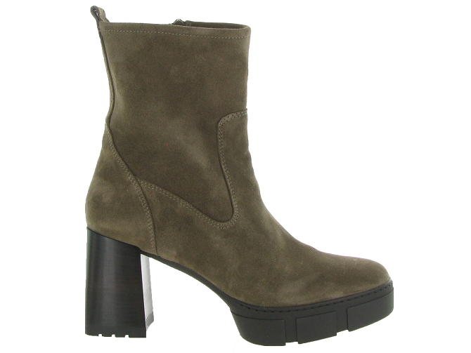 bottines et boots - Classique & Chic - femme - Cuir - Beige - Unisa6314402_2