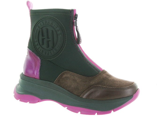 bottines et boots - Casual - femme - Synthétique - Vert - Hispanitas