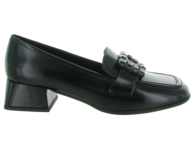 mocassins - Elégant - femme - Cuir - Noir - Julie dee6316502_2