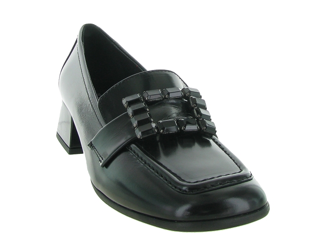 mocassins - Elégant - femme - Cuir - Noir - Julie dee6316502_3