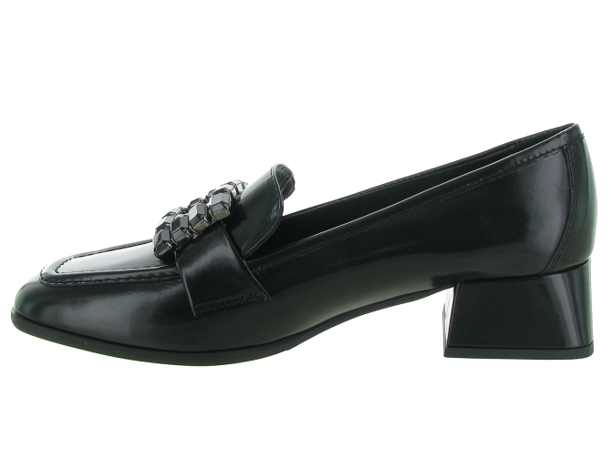 mocassins - Elégant - femme - Cuir - Noir - Julie dee6316502_4