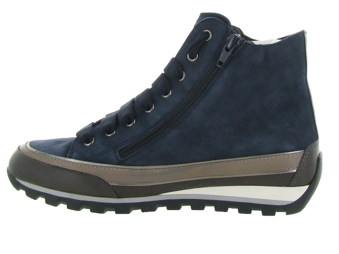 chaussures a lacets - Lacets détente - femme - Cuir - Bleu - Candice cooper6316801_4