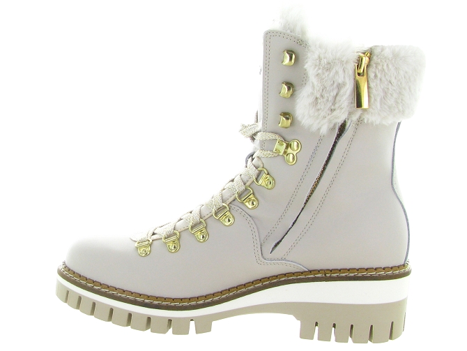 apres ski bottes fourrees - Chaussure neige - femme - Cuir - Blanc - New italia shoes6317301_4