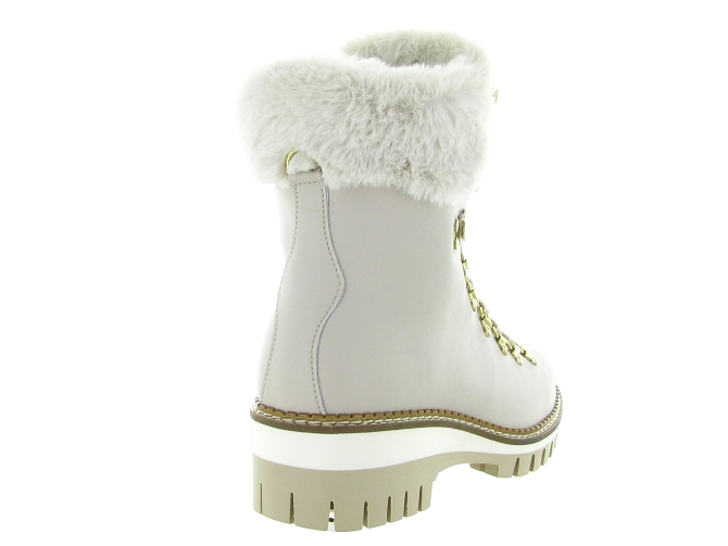 apres ski bottes fourrees - Chaussure neige - femme - Cuir - Blanc - New italia shoes6317301_5