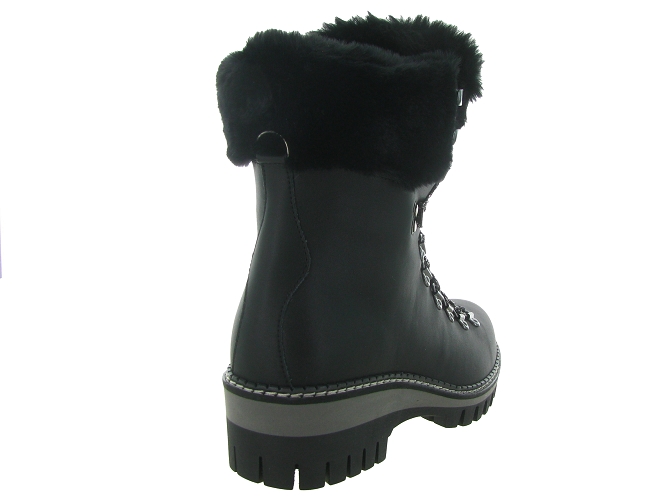 apres ski bottes fourrees - Chaussure neige - femme - Cuir - Noir - New italia shoes6317302_5