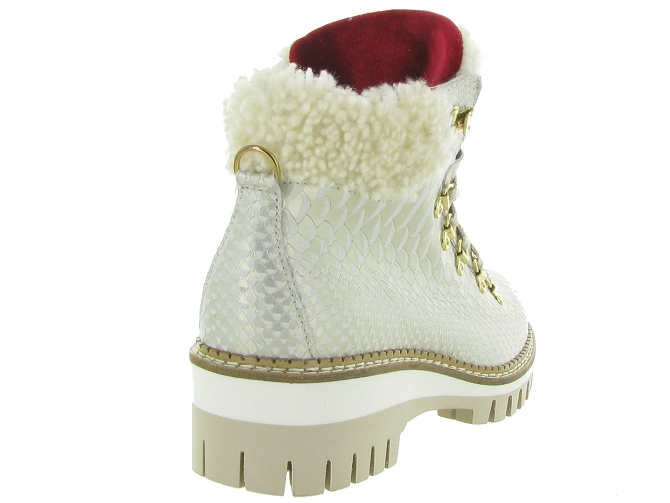 apres ski bottes fourrees - Botte de neige - femme - Cuir laminé - Or - New italia shoes6317401_5