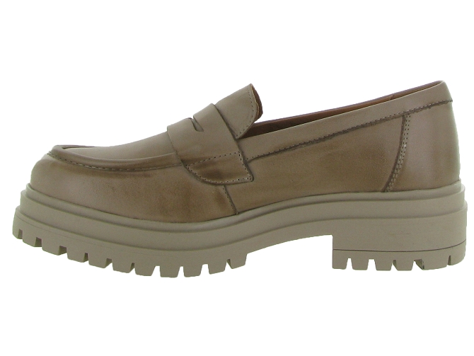 mocassins - Elégant - femme - Cuir - Beige - Creator6318002_4