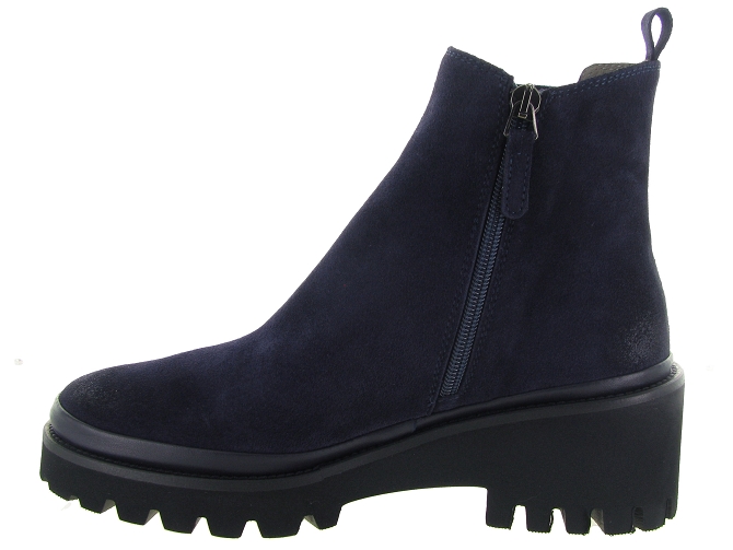 bottines et boots - Casual - femme - Cuir - Bleu - Xsa6318301_4