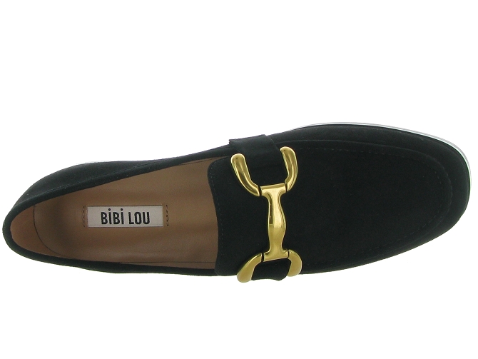 mocassins - Elégant - femme - Nubuck - Noir - Bibi lou6319302_3