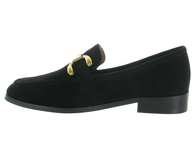 mocassins - Elégant - femme - Nubuck - Noir - Bibi lou6319302_4