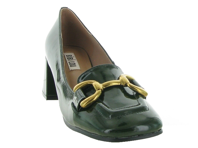 mocassins - Elégant - femme - Cuir - Kaki - Bibi lou6319602_3