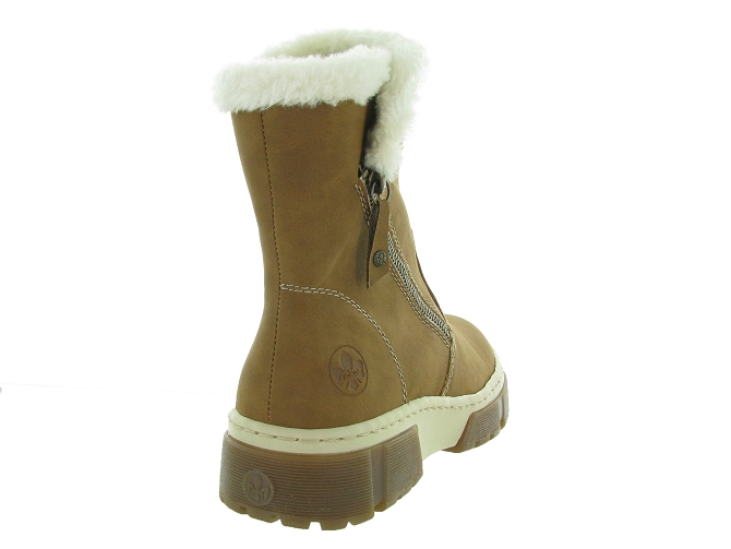 apres ski bottes fourrees - Chaussure neige - femme - Synthétique - Marron - Rieker6320401_5